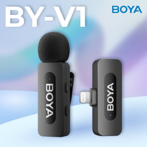 Микрофон Boya BY-V1 Lightning Black (BY-V1)