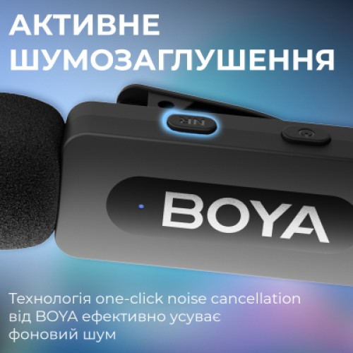 Микрофон Boya BY-V10 Type-C Black (BY-V10)