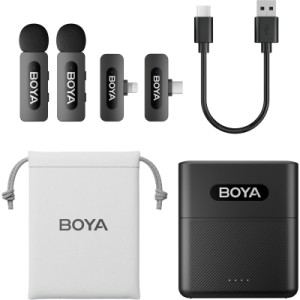 Мікрофон Boya BY-V3 combo Type-C/Lightning Black (BY-V3 Combo)