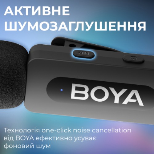 Микрофон Boya BY-V30 Type-C Black (BY-V30)