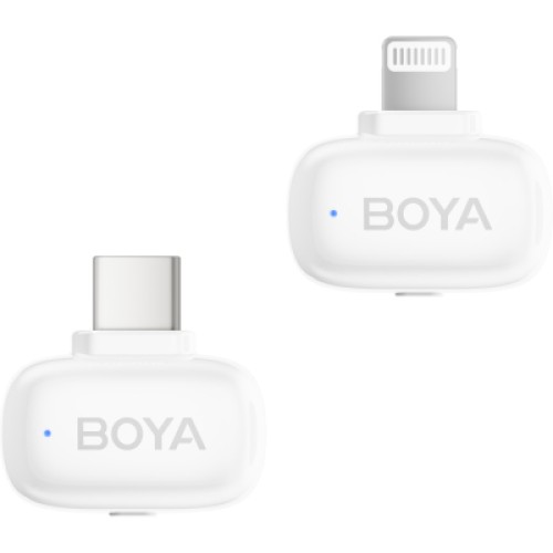 Микрофон Boya mini-13 Type-C/Lightning White (mini-13)