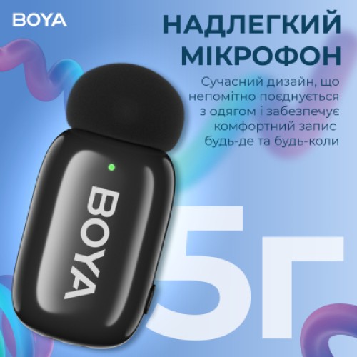 Микрофон Boya mini-23 Type-C Black (mini-23)