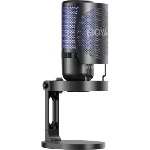 Микрофон Boya K3-02 RGB Type-C/3,5 мм Black (BOYA K3-02)
