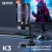 Микрофон Boya K3-02 RGB Type-C/3,5 мм Black (BOYA K3-02)