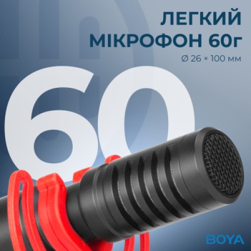 Микрофон Boya BY-MM1+ Black (BY-MM1+)