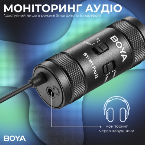 Микрофон Boya BY-M1 Pro II Black (BY-M1 Pro II)