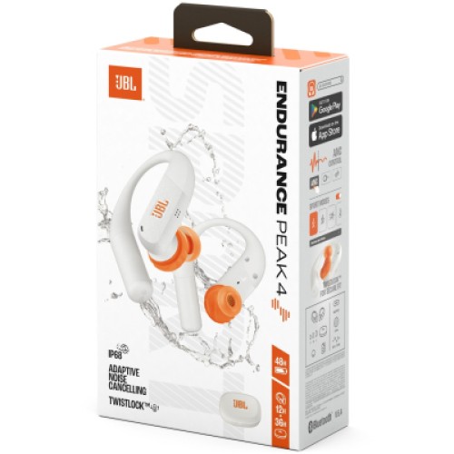 Наушники JBL Endurance Peak 4 White (JBLENDUPEAK4WHT)