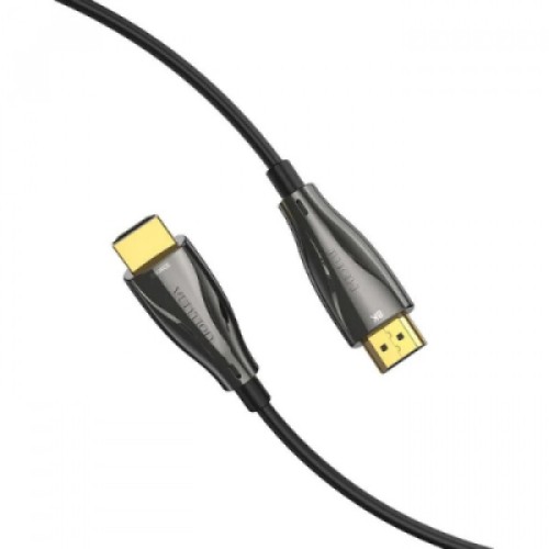 Кабель мультимедийный HDMI M to HDMI M 60.0m V2.1 Optical 8K 60Hz 48Gbps Dolby 7.1 black VENTION (ALBBAE)