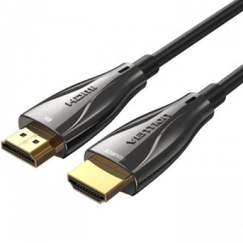Кабель мультимедийный HDMI M to HDMI M 60.0m V2.1 Optical 8K 60Hz 48Gbps Dolby 7.1 black VENTION (ALBBAE)