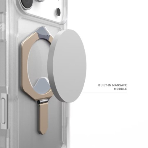 Чехол для мобильного телефона UAG Plasma XTE MagSafe iPhone 17 Pro Max Clear/Titanium (114528114G36)