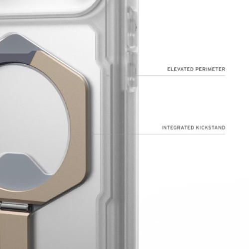 Чехол для мобильного телефона UAG Plasma XTE MagSafe iPhone 17 Pro Max Clear/Titanium (114528114G36)