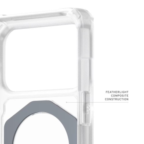 Чехол для мобильного телефона UAG Plasma XTE MagSafe iPhone 17 Pro Clear/Titanium (114527114G36)