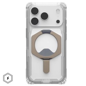 Чохол до мобільного телефона UAG Plasma XTE MagSafe iPhone 17 Pro Clear/Titanium (114527114G36)