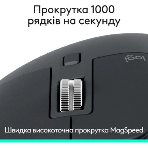 Мышка Logitech MX Master 3S Performance Bluetooth Graphite (910-007501)