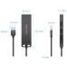 Концентратор VENTION USB 2.0 to 4xUSB 2.0 black (CHMBB)