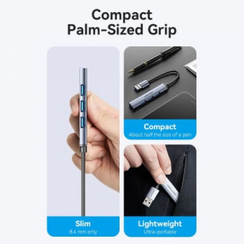 Концентратор VENTION USB 3.0 to1xUSB 3.0 + 3xUSB 2.0 gray (CKOHB)