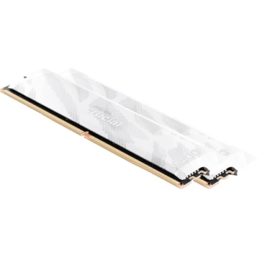 Модуль памяти для компьютера DDR5 16GB 6400 MHz Pro White Micron (CP16G64C32U5W)