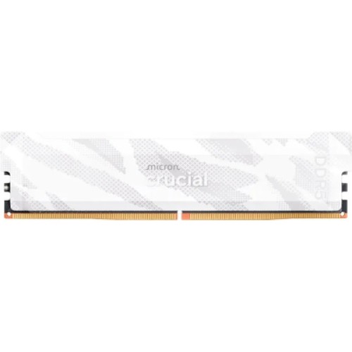 Модуль памяти для компьютера DDR5 16GB 6400 MHz Pro White Micron (CP16G64C32U5W)