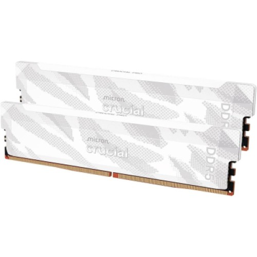 Модуль памяти для компьютера DDR5 32GB (2x16GB) 6400 MHz Pro Overclocking White Micron (CP2K16G64C32U5W)