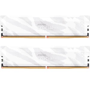 Модуль памяти для компьютера DDR5 32GB (2x16GB) 6400 MHz Pro Overclocking White Micron (CP2K16G64C32U5W)