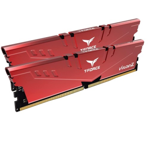 Модуль памяти для компьютера DDR4 32GB (2x16GB) 3200 MHz Vulcan Z RED Team (TLZRD432G3200C16FDC01)