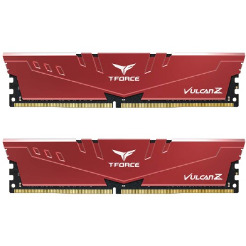 Модуль памяти для компьютера DDR4 32GB (2x16GB) 3200 MHz Vulcan Z RED Team (TLZRD432G3200C16FDC01)