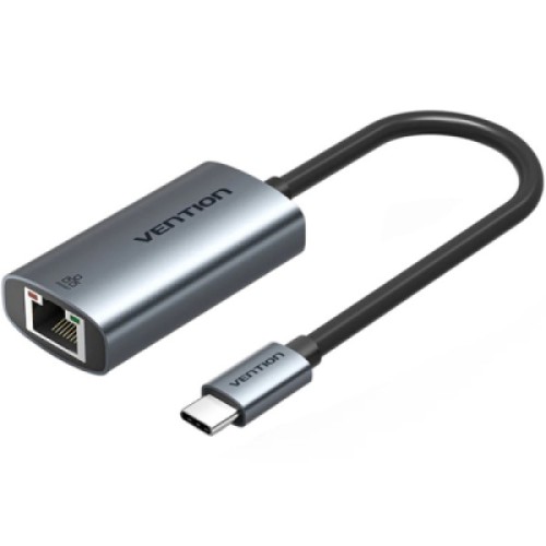 Переходник USB-C to RJ45 Ethernet 1000Mbps black VENTION (CFPHB)