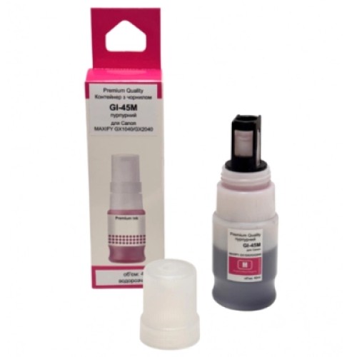 Чернила Premium Quality Canon GI-45 40 ml Magenta, MAXIFY GX1040/GX2040 (70265161)