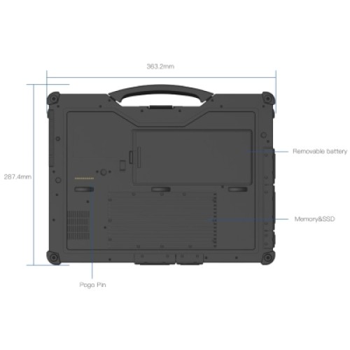 Ноутбук Vinga Scout X14M (X14M-155H321024B)