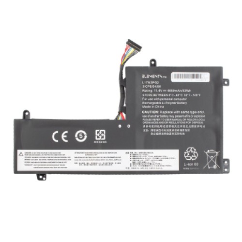 Аккумулятор для ноутбука Lenovo Legion Y530-15ICH L17M3PG2, 55Wh (4955mAh), 3cell, 11.52V, Li-ion AlSoft (A71177)
