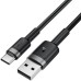 Дата кабель USB 2.0 AM to USB-C 1.2m 60W black Acefast (6974316285144)