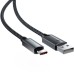 Дата кабель USB 2.0 AM to USB-C 1.2m 60W black Acefast (6974316284482)