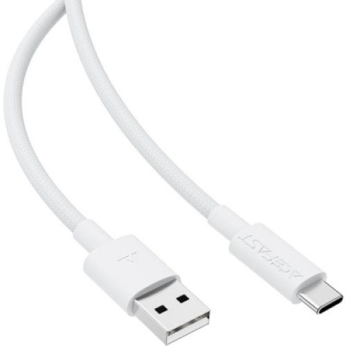 Дата кабель USB 2.0 AM to USB-C 1.2m 3A white Acefast (6974316284260)