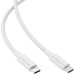 Дата кабель USB-C to USB-C 1.2m 3A white Acefast (6974316284253)