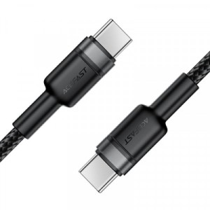 Дата кабель USB-C to USB-C 1.2m 60W black Acefast (6974316285137)