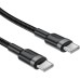 Дата кабель USB-C to USB-C 1.2m 60W black Acefast (6974316285137)