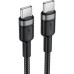 Дата кабель USB-C to USB-C 1.2m 60W black Acefast (6974316285137)