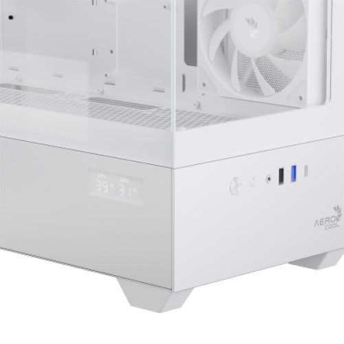Корпус для ПК AeroCool P300D Digi-G-WT-v1 White (ACCS-PN05033.21)