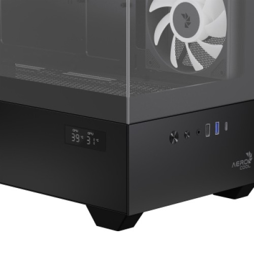 Корпус для ПК AeroCool P500D Digi-G-BK-v1 Black (ACCM-PN07033.11)