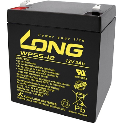 Батарея к ИБП Long 12В 5Ач (WPS5-12) (WPS5-12) Батарея к ИБП Long 12В 5Ач (WPS5-12) (WPS5-12)