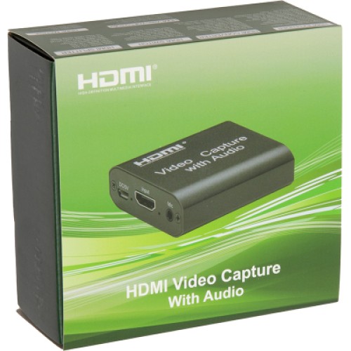 Устройство захвата видео PowerPlant HDVC4 HDMI Audio, 4k/30hz (CA914159)