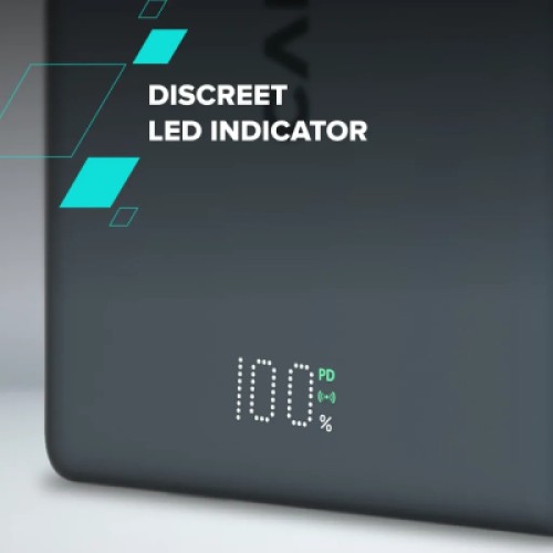 Батарея универсальная Canyon 5000mAh OnPower 500 PD20W Magnetic wireless MagSafe Black (CNS-CPB500B)