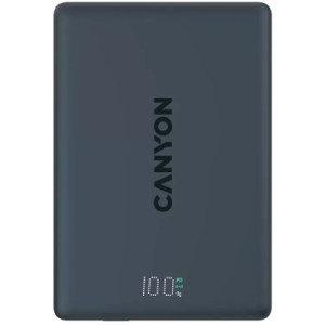Батарея универсальная Canyon 5000mAh OnPower 500 PD20W Magnetic wireless MagSafe Black (CNS-CPB500B)