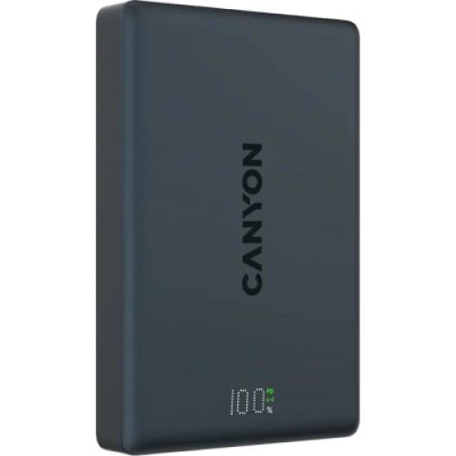 Батарея универсальная Canyon 10000mAh OnPower 511 PD20W Magnetic wireless MagSafe Black (CNS-CPB511B)