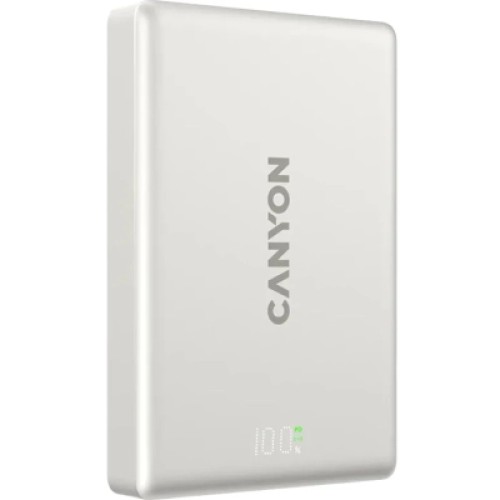 Батарея универсальная Canyon 10000mAh OnPower 511 PD20W Magnetic wireless MagSafe Grey (CNS-CPB511G)
