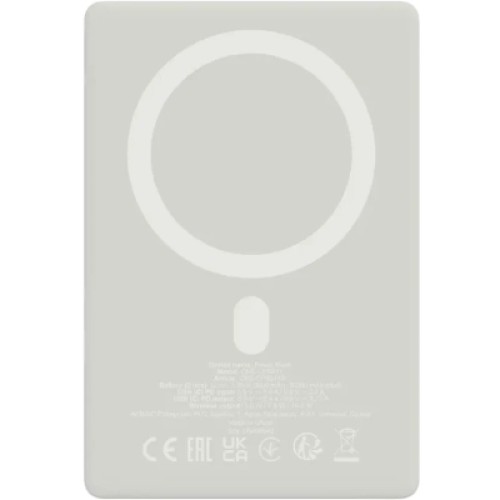 Батарея универсальная Canyon 10000mAh OnPower 511 PD20W Magnetic wireless MagSafe Grey (CNS-CPB511G)