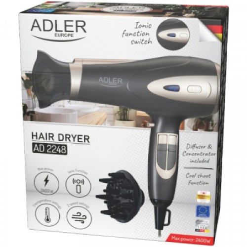 Фен Adler AD 2248 grey (AD2248G)
