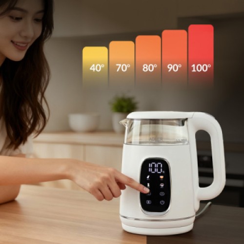 Электрочайник Adler AD 1305 white silver Электрочайник Adler AD 1305 white silver