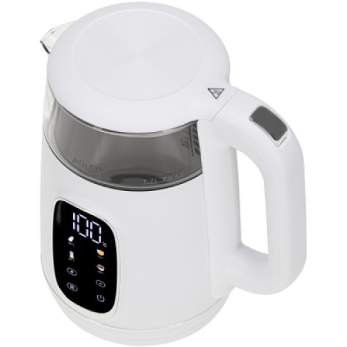 Электрочайник Adler AD 1305 white silver Электрочайник Adler AD 1305 white silver