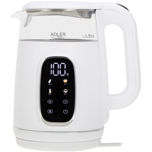 Електрочайник Adler AD 1305 white silver